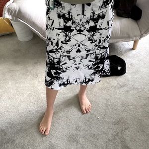 Marble workout skirt